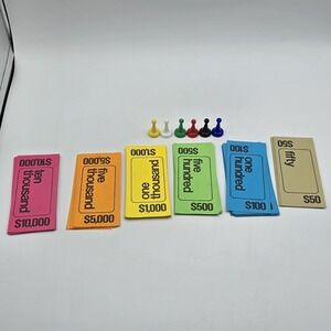 Vintage 1971 Parker Brothers Game of CAREERS Replacement Pieces Money